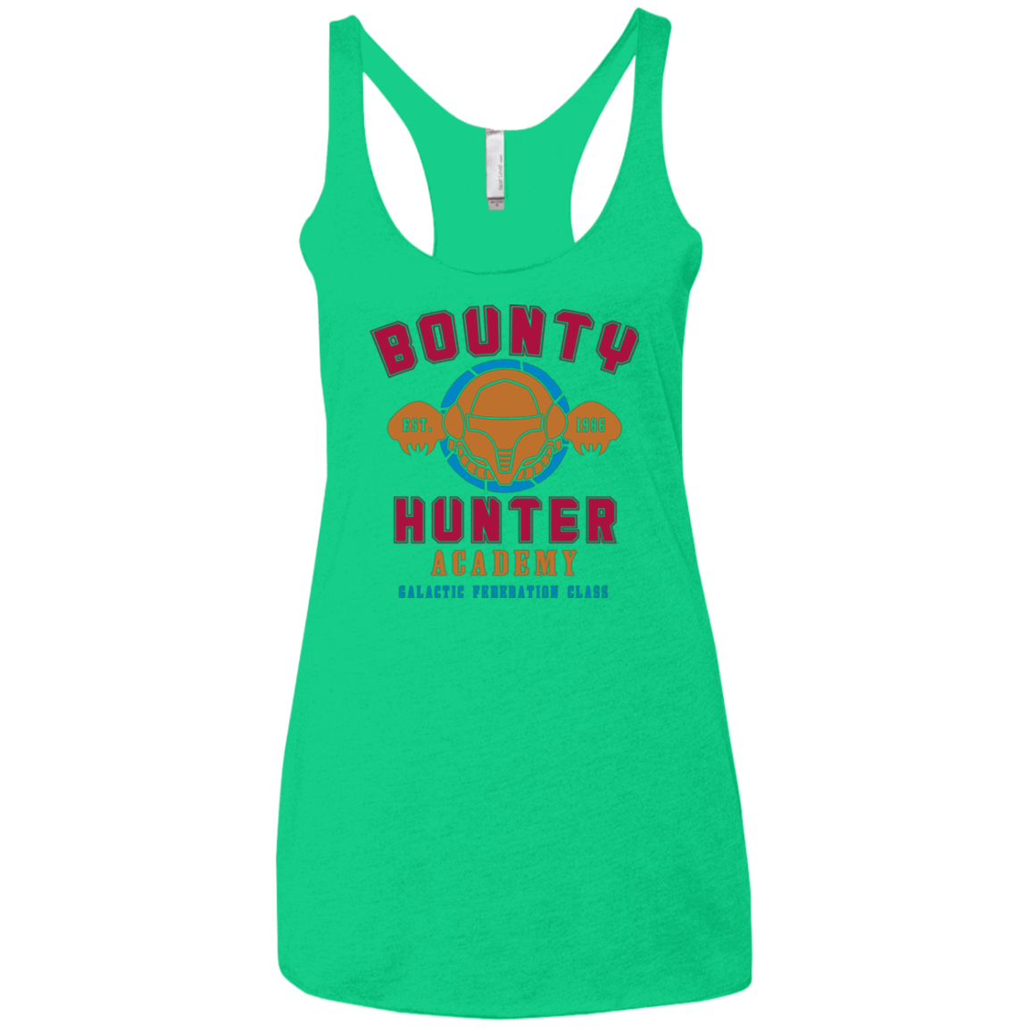 T-Shirts Envy / X-Small Bounty Hunter Academy Women's Triblend Racerback Tank