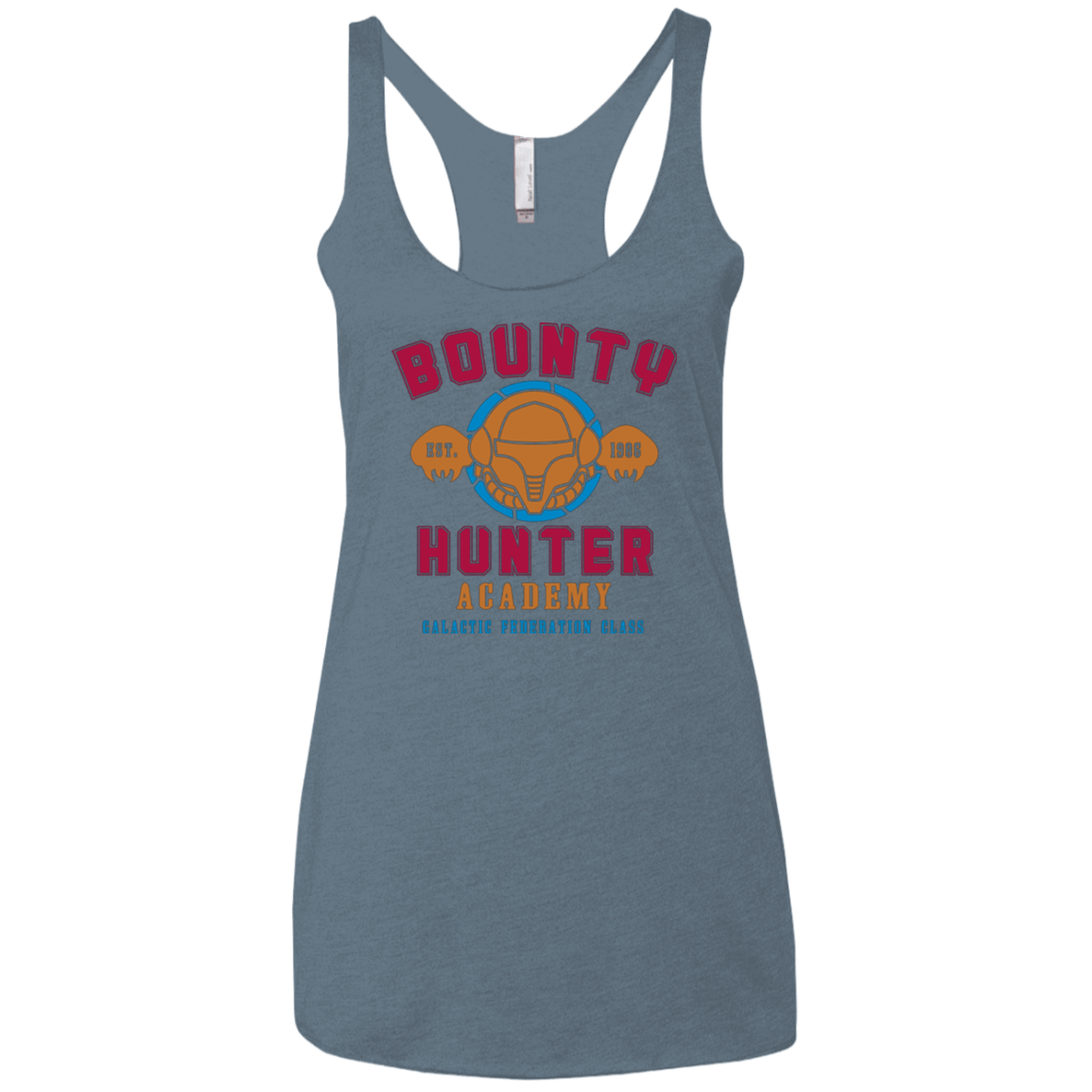 T-Shirts Indigo / X-Small Bounty Hunter Academy Women's Triblend Racerback Tank