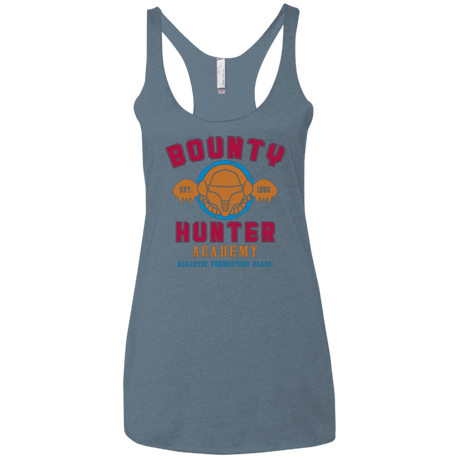 T-Shirts Indigo / X-Small Bounty Hunter Academy Women's Triblend Racerback Tank