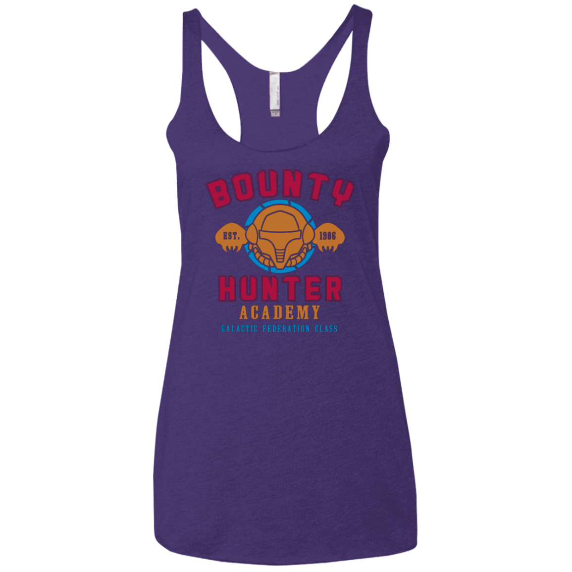 T-Shirts Purple / X-Small Bounty Hunter Academy Women's Triblend Racerback Tank