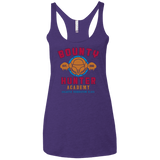 T-Shirts Purple / X-Small Bounty Hunter Academy Women's Triblend Racerback Tank