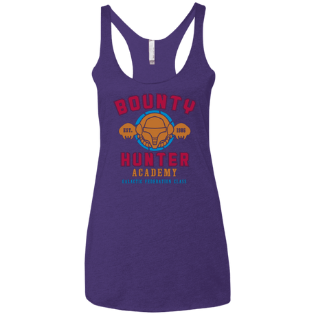 T-Shirts Purple / X-Small Bounty Hunter Academy Women's Triblend Racerback Tank