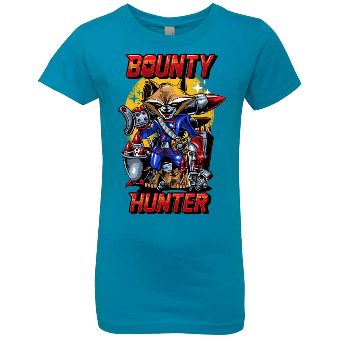 T-Shirts Turquoise / YXS Bounty Hunter Girls Premium T-Shirt