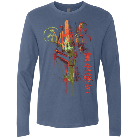 T-Shirts Indigo / Small Bounty Hunter Men's Premium Long Sleeve
