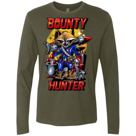 T-Shirts Military Green / Small Bounty Hunter Men's Premium Long Sleeve