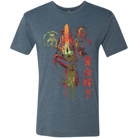 T-Shirts Indigo / Small Bounty Hunter Men's Triblend T-Shirt