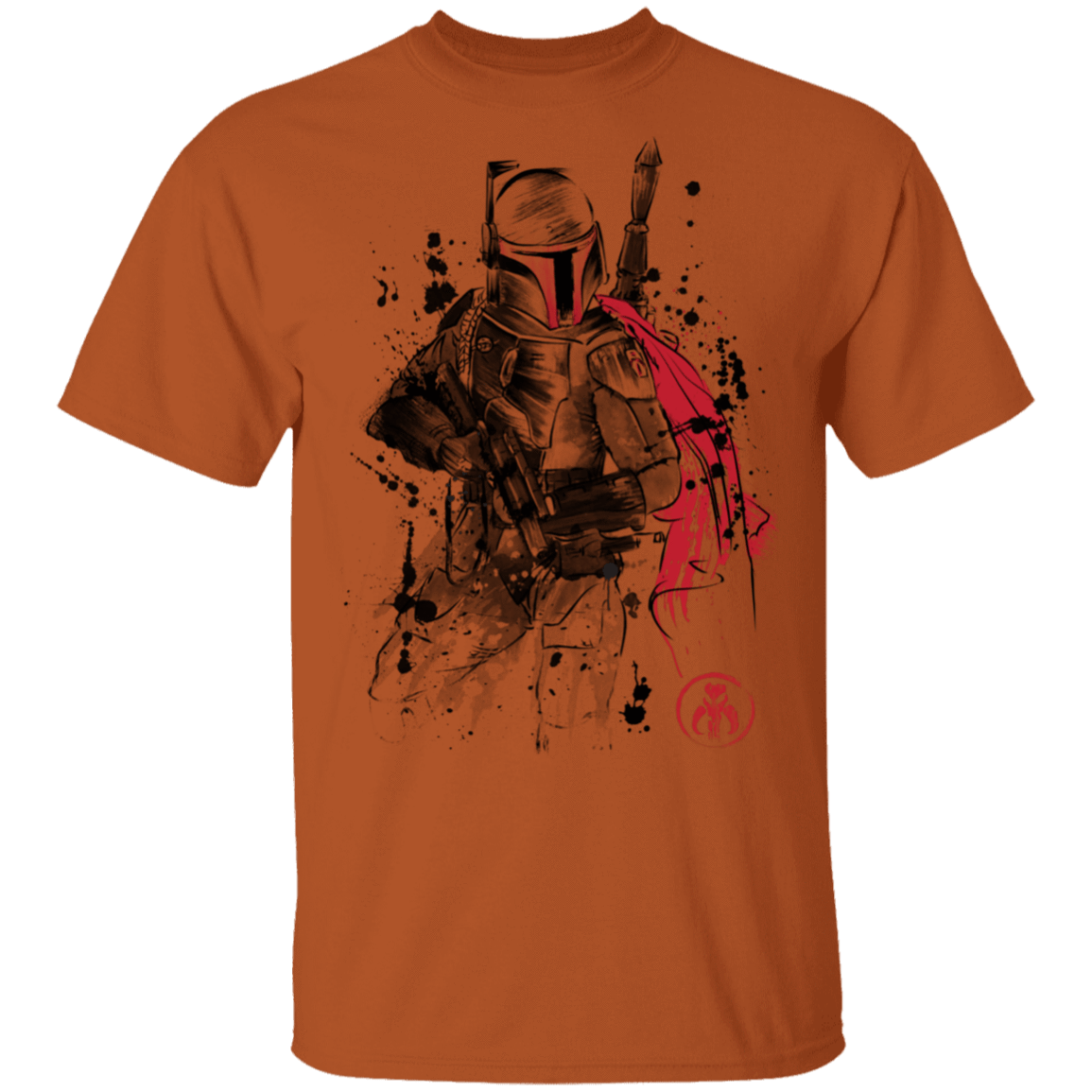 T-Shirts Texas Orange / S Bounty Hunter Sumi-E T-Shirt