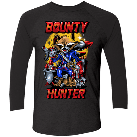 T-Shirts Vintage Black/Vintage Black / X-Small Bounty Hunter Triblend 3/4 Sleeve