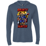 T-Shirts Indigo / X-Small Bounty Hunter Triblend Long Sleeve Hoodie Tee