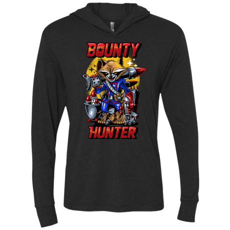 T-Shirts Vintage Black / X-Small Bounty Hunter Triblend Long Sleeve Hoodie Tee