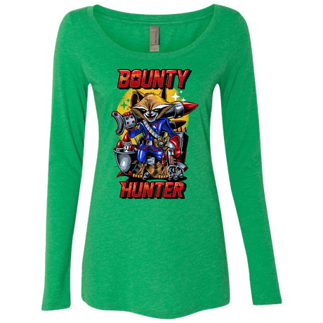 T-Shirts Envy / Small Bounty Hunter Women's Triblend Long Sleeve Shirt