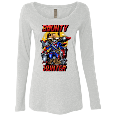 T-Shirts Heather White / Small Bounty Hunter Women's Triblend Long Sleeve Shirt