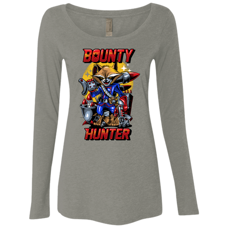 T-Shirts Venetian Grey / Small Bounty Hunter Women's Triblend Long Sleeve Shirt