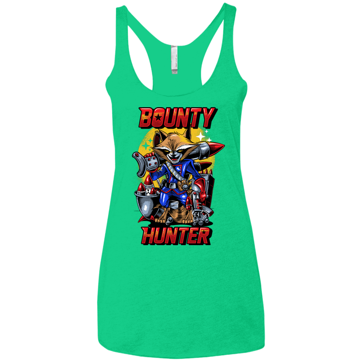T-Shirts Envy / X-Small Bounty Hunter Women's Triblend Racerback Tank
