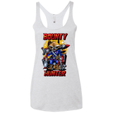 T-Shirts Heather White / X-Small Bounty Hunter Women's Triblend Racerback Tank