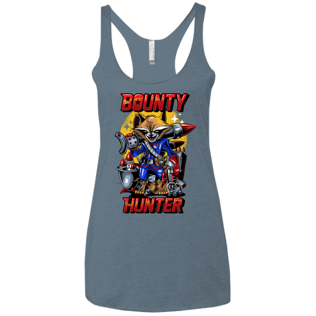 T-Shirts Indigo / X-Small Bounty Hunter Women's Triblend Racerback Tank