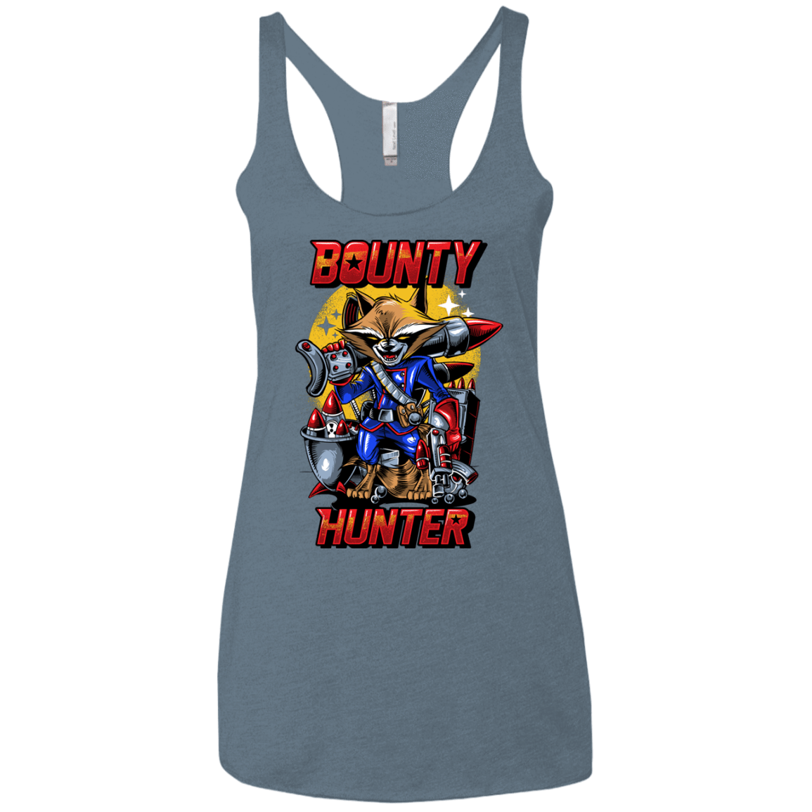 T-Shirts Indigo / X-Small Bounty Hunter Women's Triblend Racerback Tank
