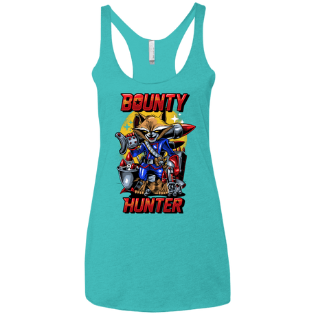 T-Shirts Tahiti Blue / X-Small Bounty Hunter Women's Triblend Racerback Tank