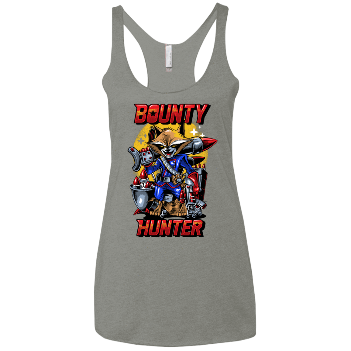 T-Shirts Venetian Grey / X-Small Bounty Hunter Women's Triblend Racerback Tank