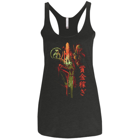 T-Shirts Vintage Black / X-Small Bounty Hunter Women's Triblend Racerback Tank