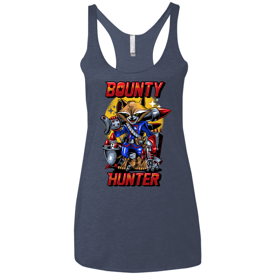 T-Shirts Vintage Navy / X-Small Bounty Hunter Women's Triblend Racerback Tank