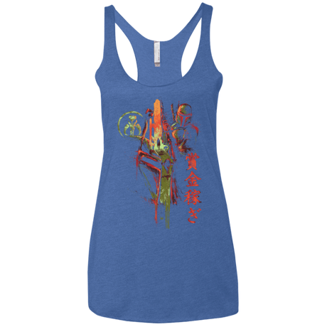 T-Shirts Vintage Royal / X-Small Bounty Hunter Women's Triblend Racerback Tank