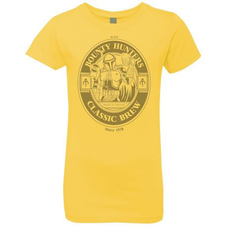 T-Shirts Vibrant Yellow / YXS Bounty Hunters Classic Brew Girls Premium T-Shirt