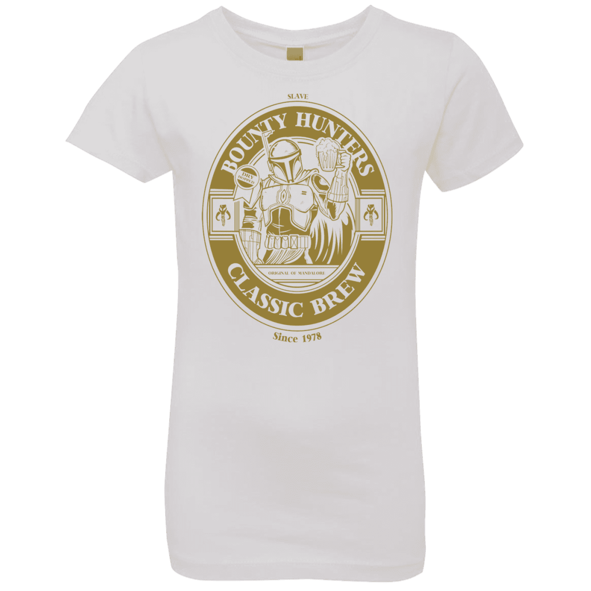 T-Shirts White / YXS Bounty Hunters Classic Brew Girls Premium T-Shirt