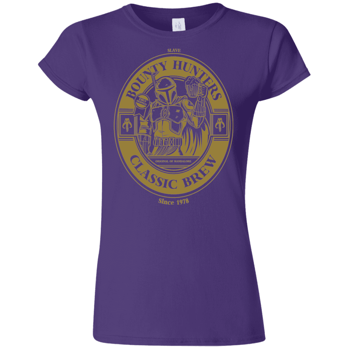 T-Shirts Purple / S Bounty Hunters Classic Brew Junior Slimmer-Fit T-Shirt