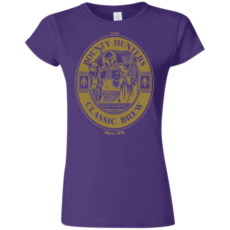 T-Shirts Purple / S Bounty Hunters Classic Brew Junior Slimmer-Fit T-Shirt