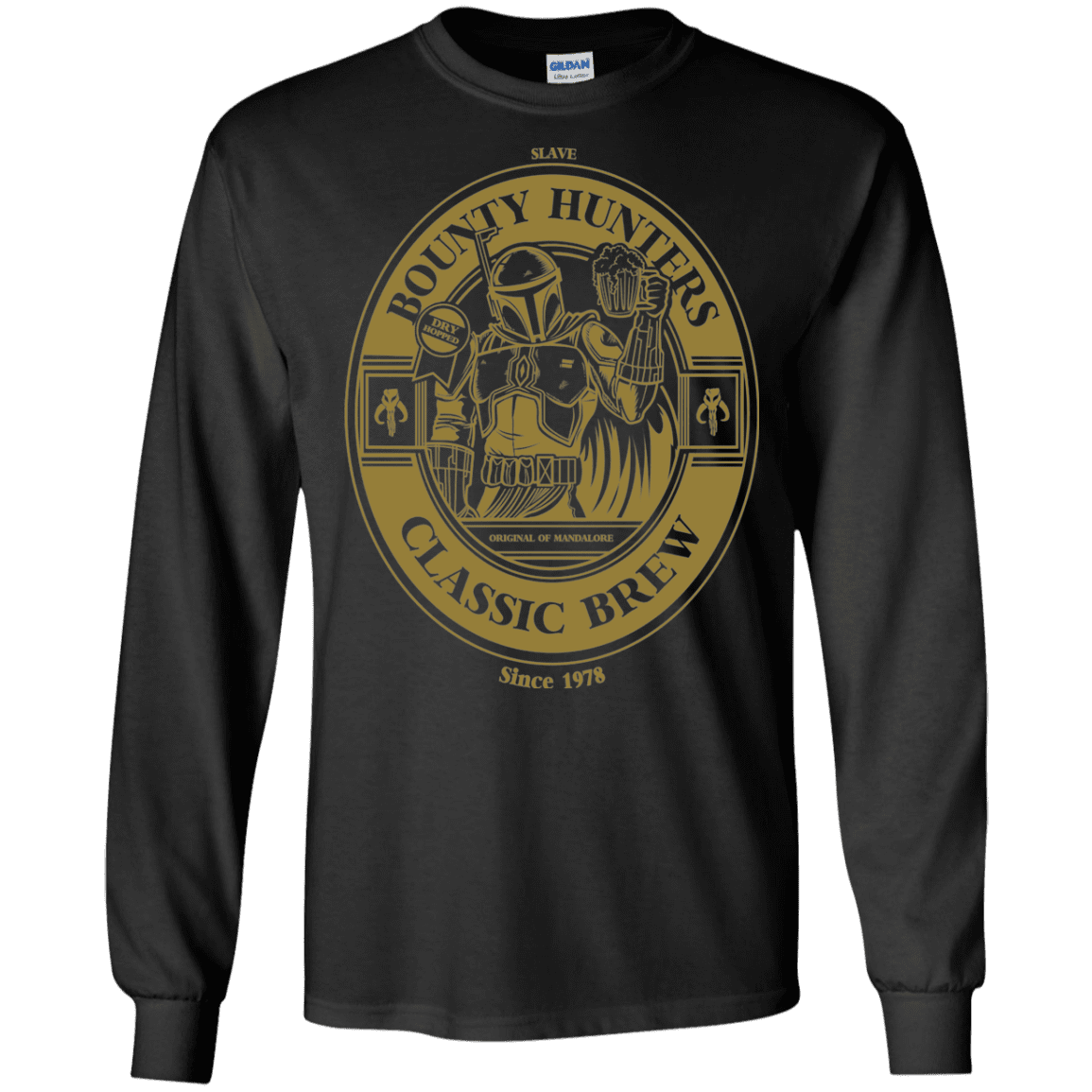 T-Shirts Black / S Bounty Hunters Classic Brew Men's Long Sleeve T-Shirt