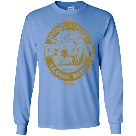 T-Shirts Carolina Blue / S Bounty Hunters Classic Brew Men's Long Sleeve T-Shirt