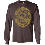 T-Shirts Dark Chocolate / S Bounty Hunters Classic Brew Men's Long Sleeve T-Shirt
