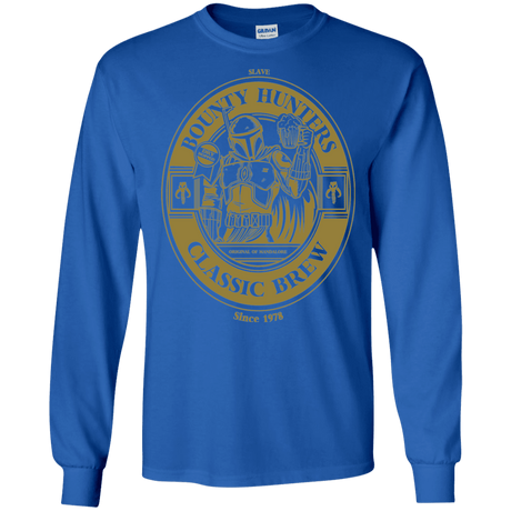 T-Shirts Royal / S Bounty Hunters Classic Brew Men's Long Sleeve T-Shirt