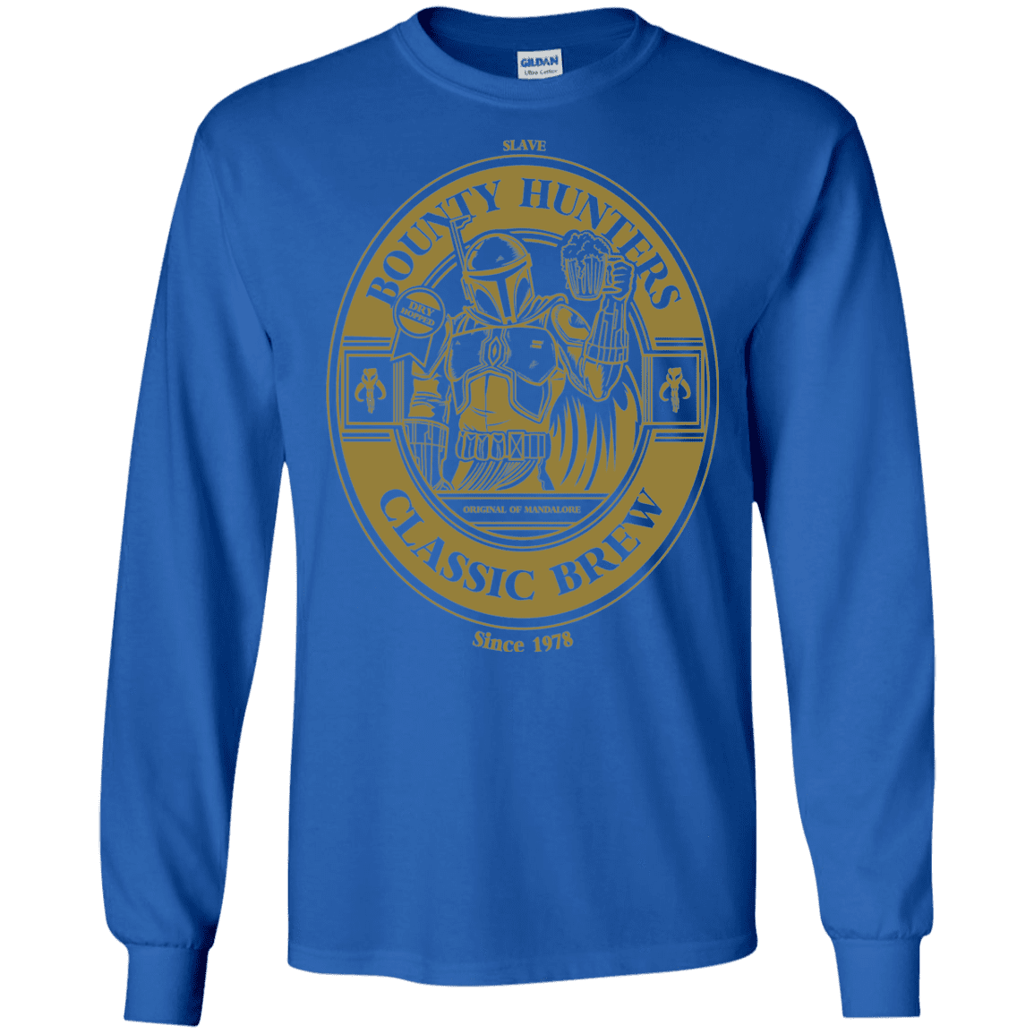 T-Shirts Royal / S Bounty Hunters Classic Brew Men's Long Sleeve T-Shirt