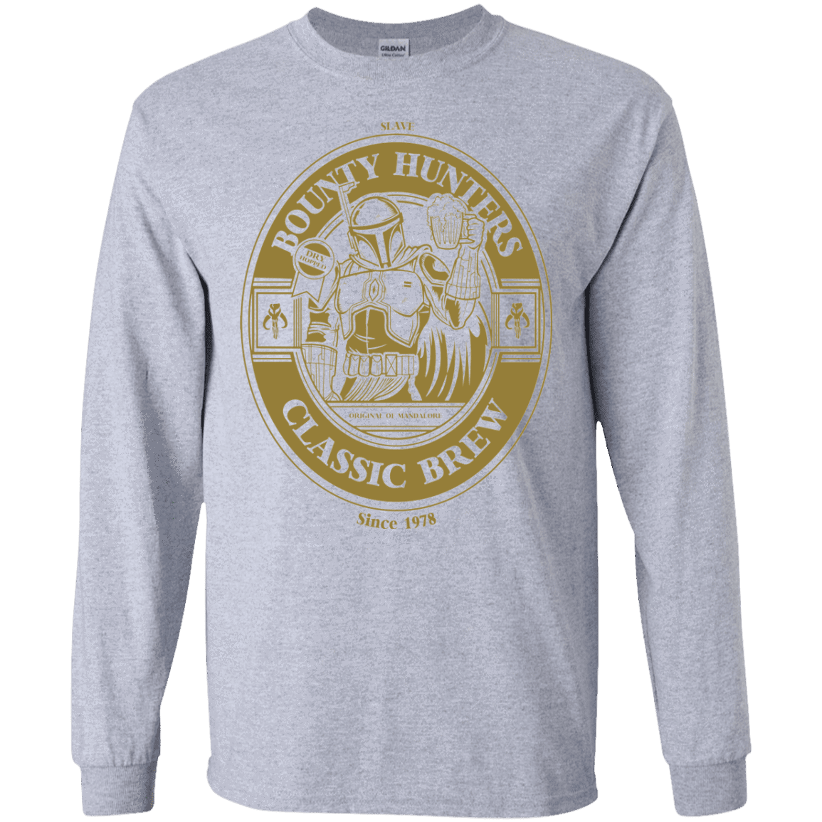 T-Shirts Sport Grey / S Bounty Hunters Classic Brew Men's Long Sleeve T-Shirt