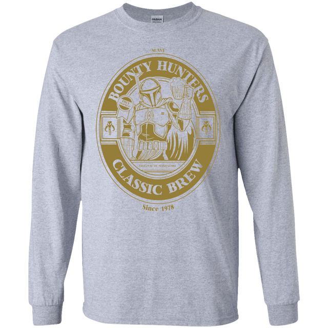 T-Shirts Sport Grey / S Bounty Hunters Classic Brew Men's Long Sleeve T-Shirt