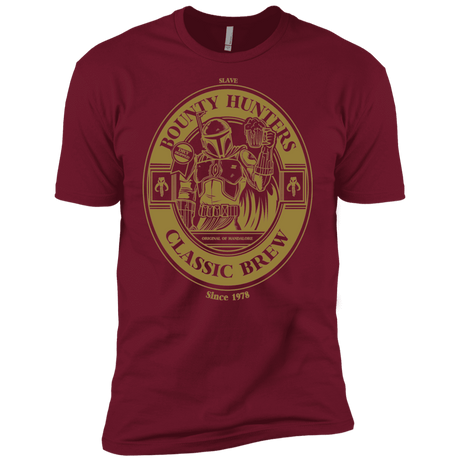 T-Shirts Cardinal / X-Small Bounty Hunters Classic Brew Men's Premium T-Shirt