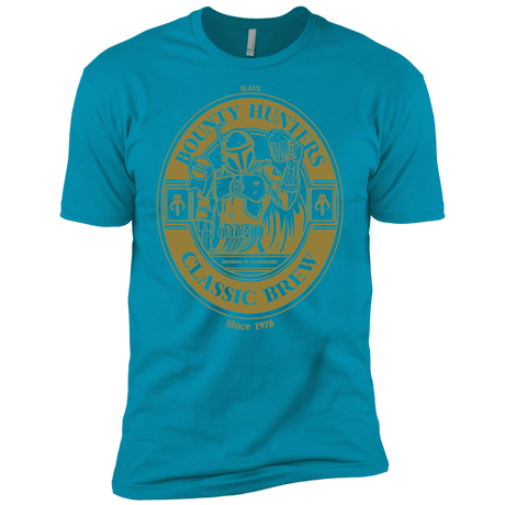 T-Shirts Turquoise / X-Small Bounty Hunters Classic Brew Men's Premium T-Shirt