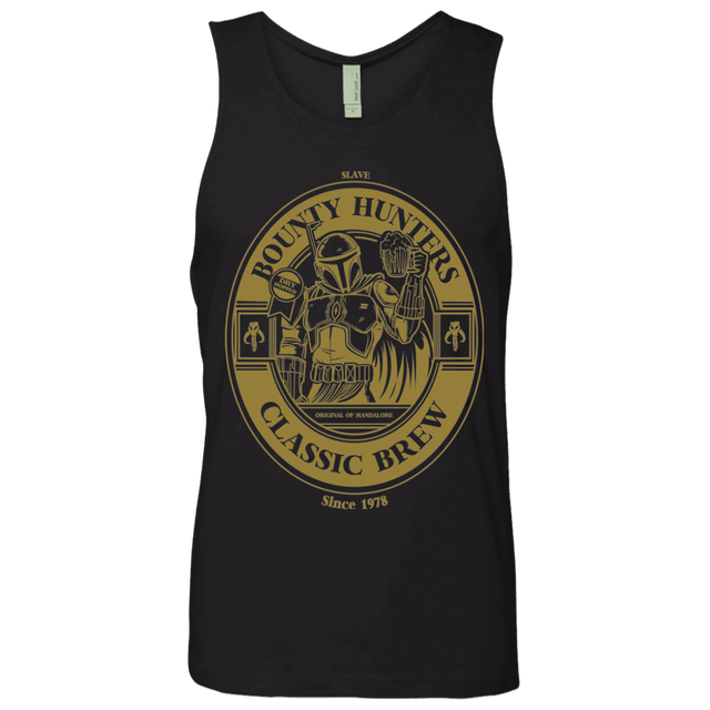 T-Shirts Black / S Bounty Hunters Classic Brew Men's Premium Tank Top