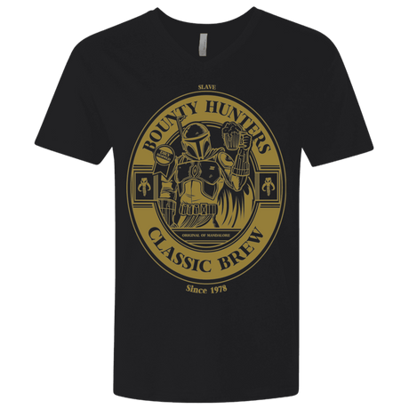 T-Shirts Black / X-Small Bounty Hunters Classic Brew Men's Premium V-Neck