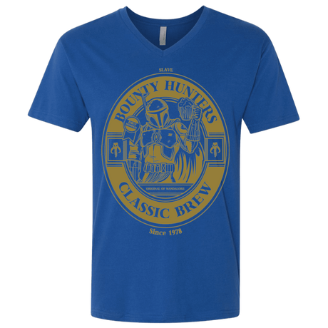 T-Shirts Royal / X-Small Bounty Hunters Classic Brew Men's Premium V-Neck