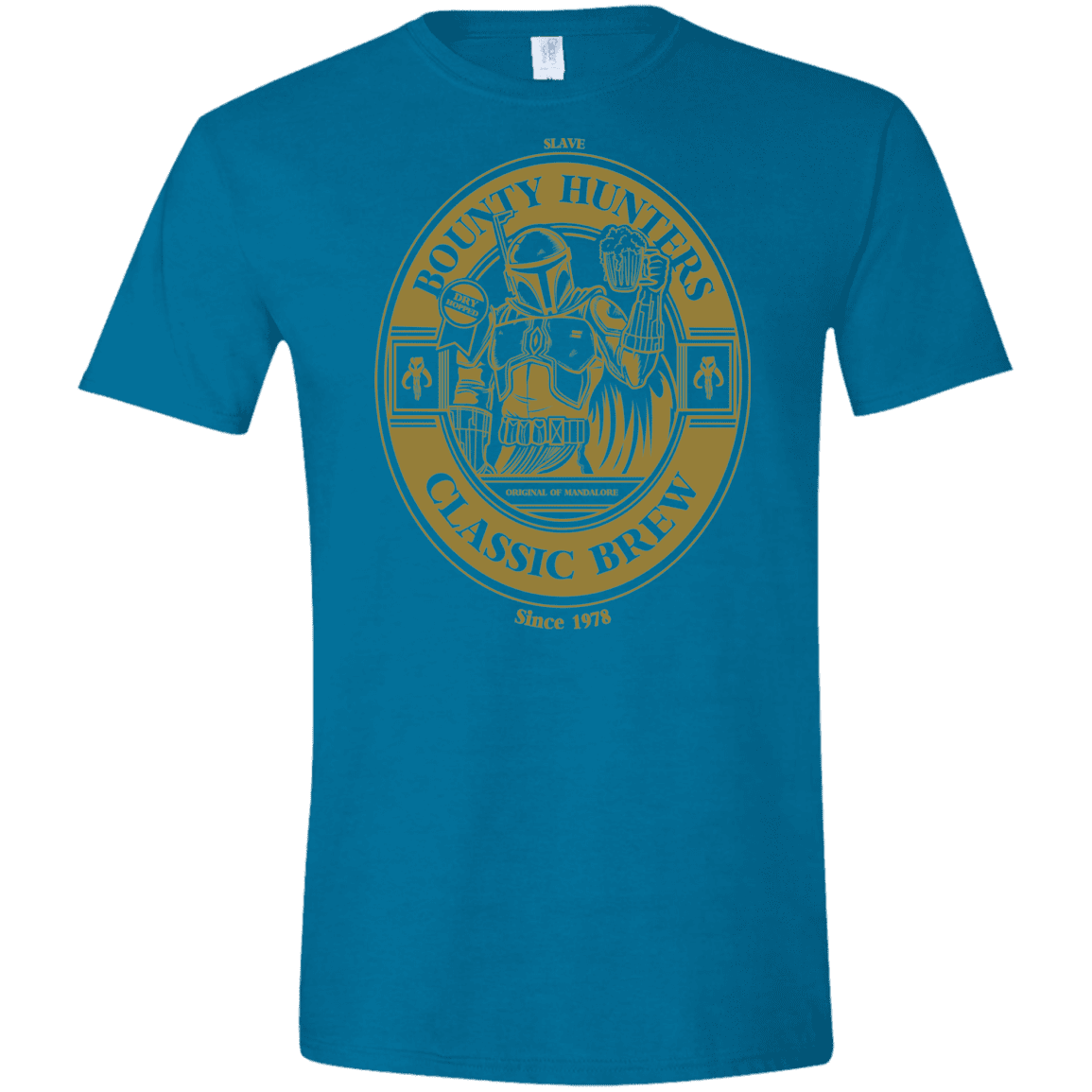 T-Shirts Antique Sapphire / S Bounty Hunters Classic Brew Men's Semi-Fitted Softstyle