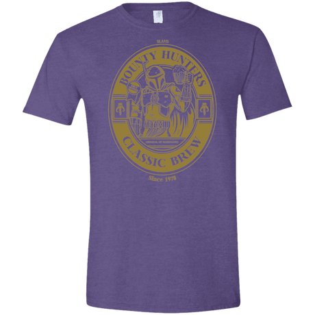 T-Shirts Heather Purple / S Bounty Hunters Classic Brew Men's Semi-Fitted Softstyle