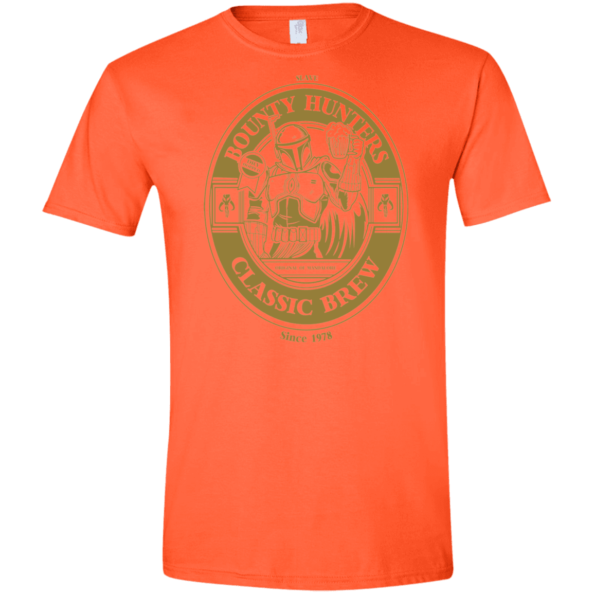 T-Shirts Orange / S Bounty Hunters Classic Brew Men's Semi-Fitted Softstyle