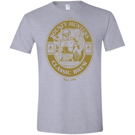 T-Shirts Sport Grey / X-Small Bounty Hunters Classic Brew Men's Semi-Fitted Softstyle
