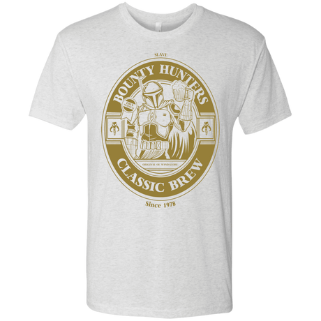 T-Shirts Heather White / S Bounty Hunters Classic Brew Men's Triblend T-Shirt