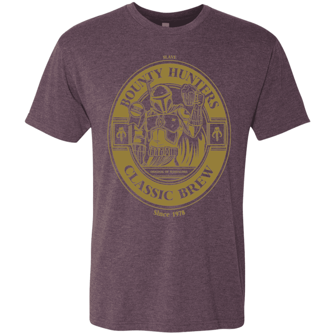 T-Shirts Vintage Purple / S Bounty Hunters Classic Brew Men's Triblend T-Shirt