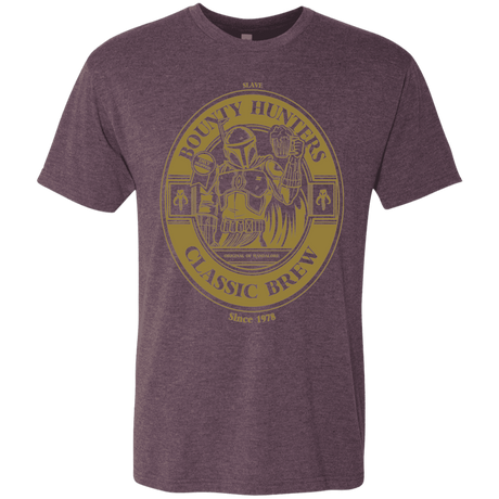 T-Shirts Vintage Purple / S Bounty Hunters Classic Brew Men's Triblend T-Shirt