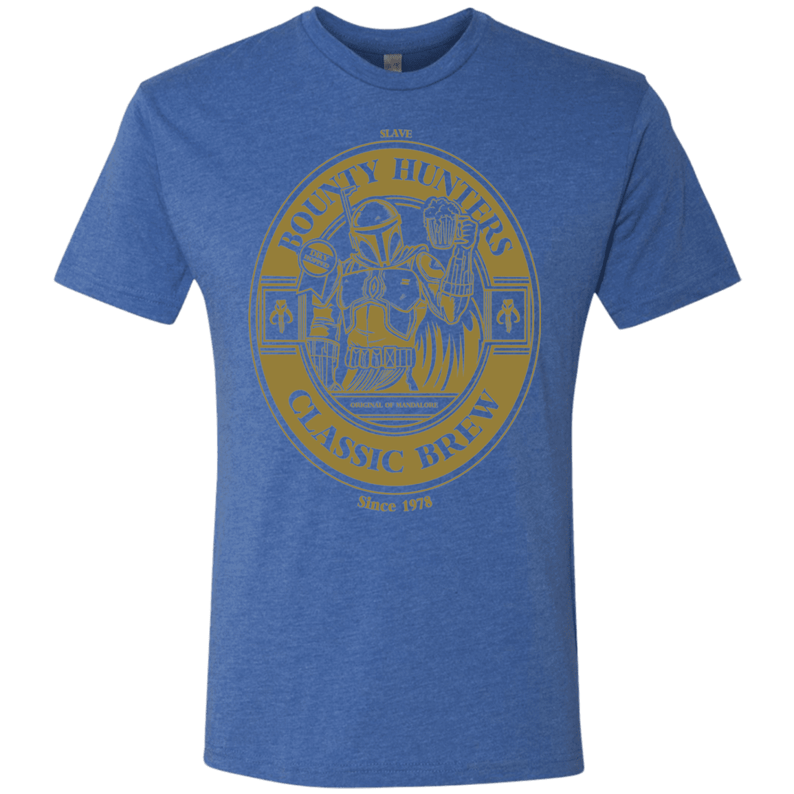 T-Shirts Vintage Royal / S Bounty Hunters Classic Brew Men's Triblend T-Shirt